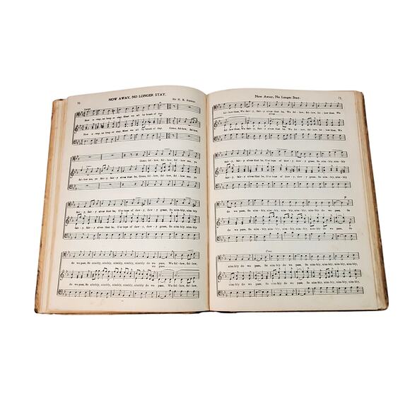 Antique Music Book The High School Glee and Chorus Book 1903 HC Flanagan Co - Picture 13 of 15